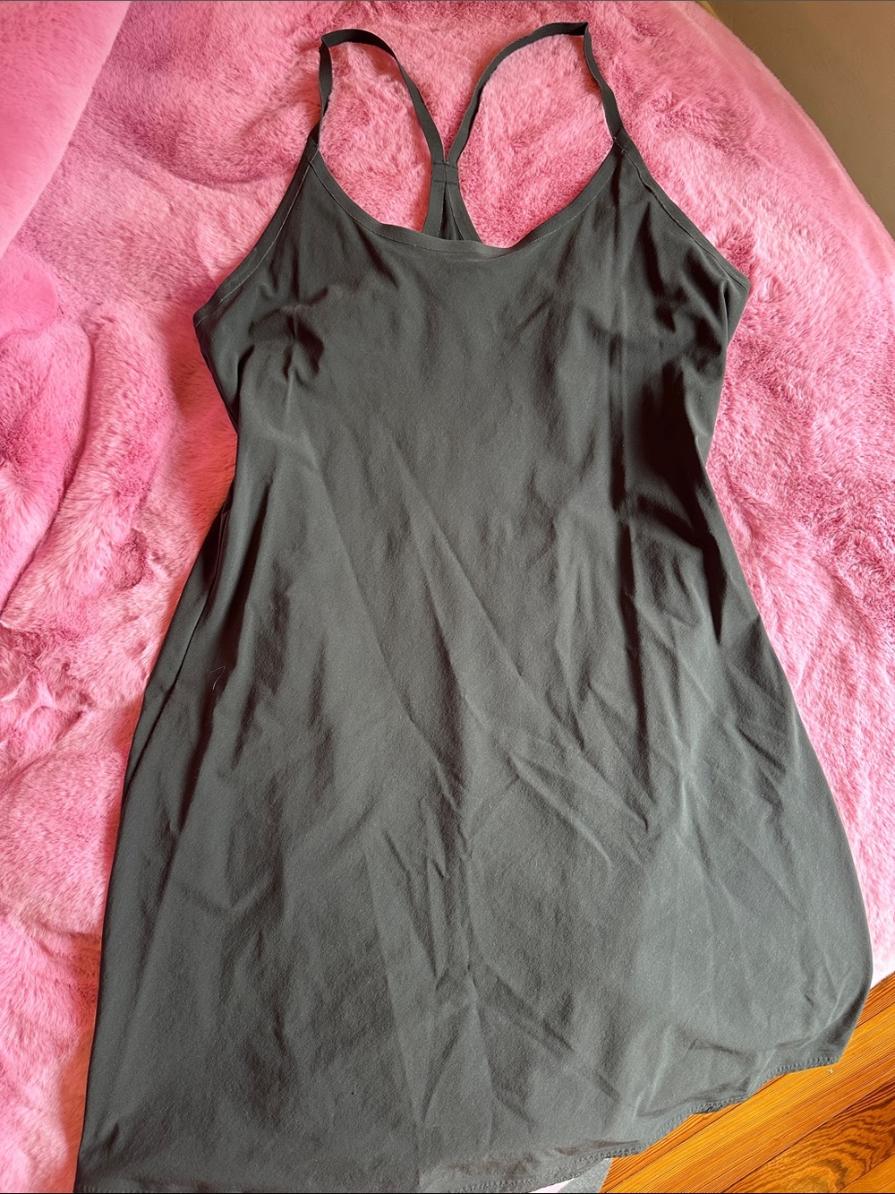 Outdoor Voices Black Racerback Mini Dress